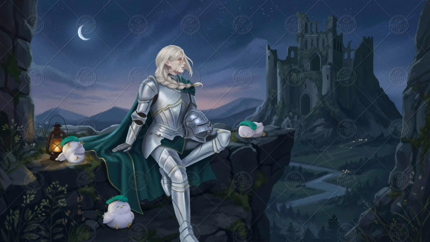 Aia Amare "Song of Balduran" Background Cover Art